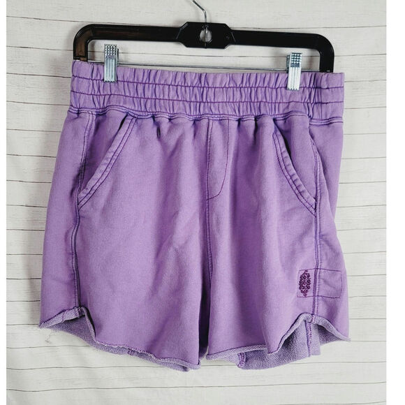 Free People Pants - Free People / FP Movement All Star Solid Shorts in Washed Super Berry, sz Medium